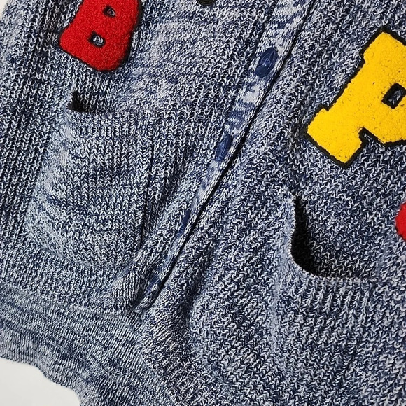 Freshman 1996 Button Up Sweater Small High School Jacket Look Back Shirttail - Picture 10 of 14